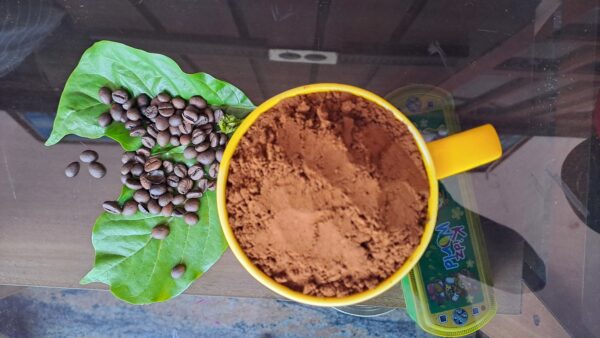 black coffee powder