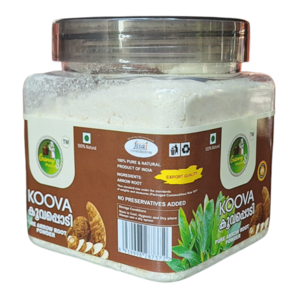 yellow arrowroot powder